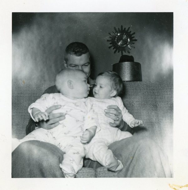 Baby Lori and Baby Chris Frame...Hello cousin!