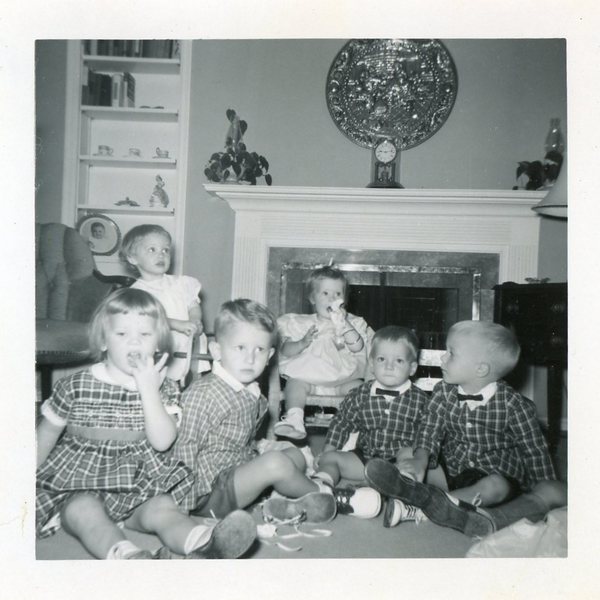 Lori and Lindy with neighbor kids