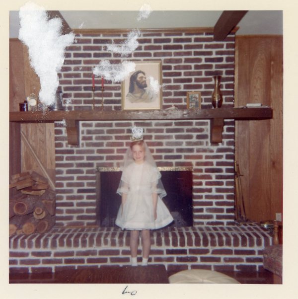 Lori on her 1st Communion