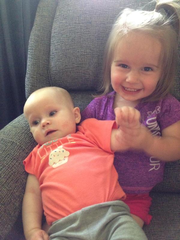 Baby Evie and Baby Zora