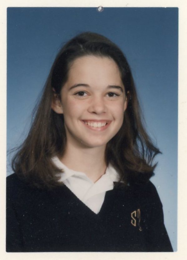 Andrea junior year at St. Teresa's