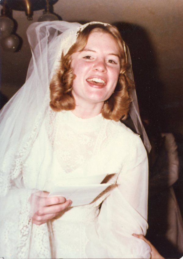 Lori on her wedding day!
